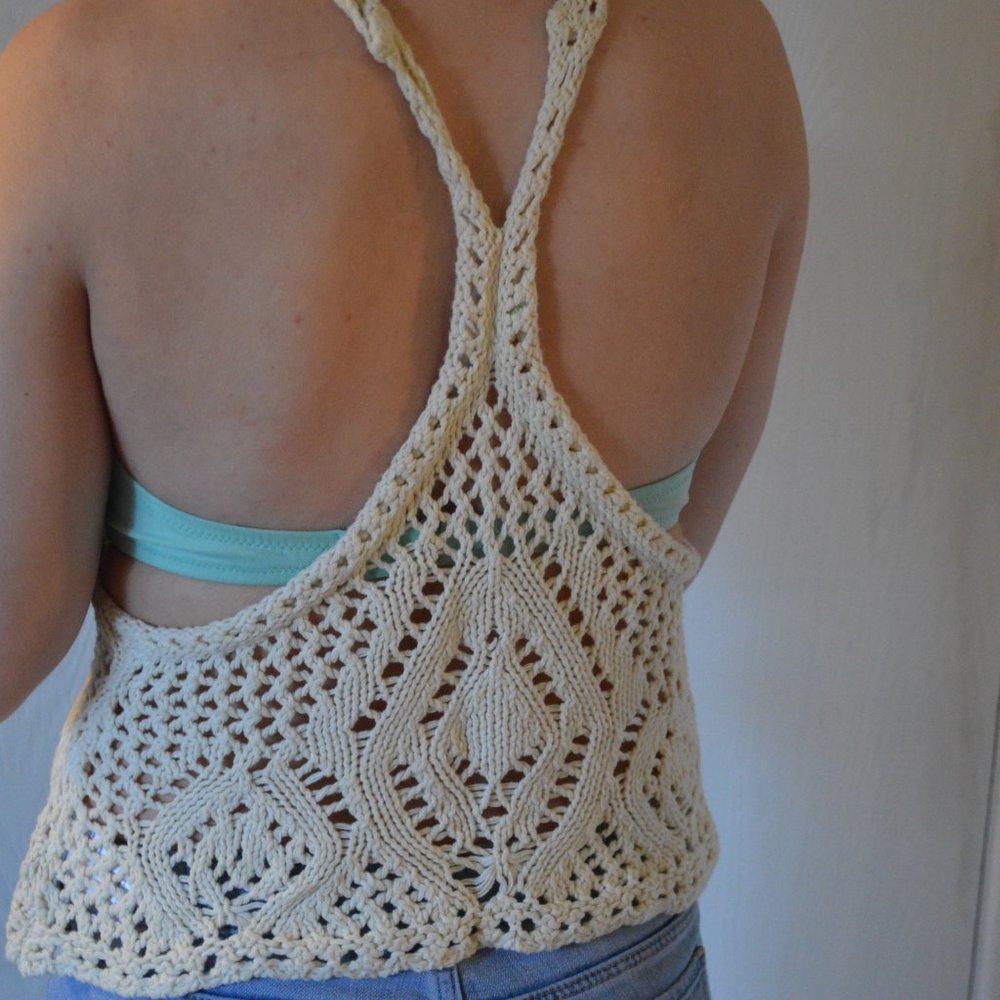 Knitted Beach Cover Up